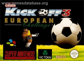 Cover Kick Off 3 - European Challenge for Super Nintendo